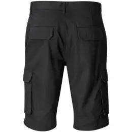 Mens Highlands Cargo Shorts Black Back